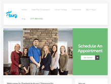 Tablet Screenshot of fredericksburgchiropractic.com
